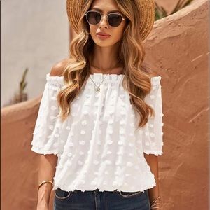 ❀ White Shein Blouse ❀